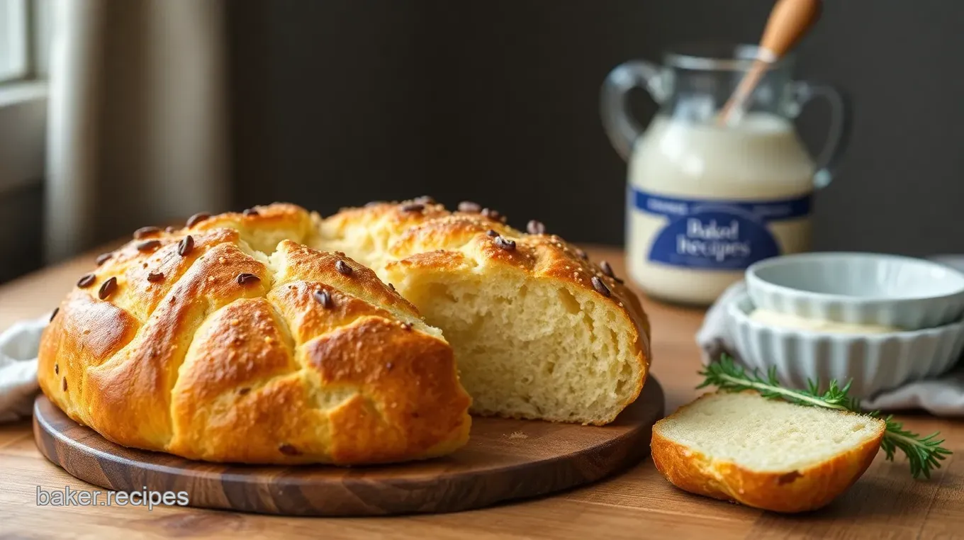 Asiago-Crusted Skillet Bread