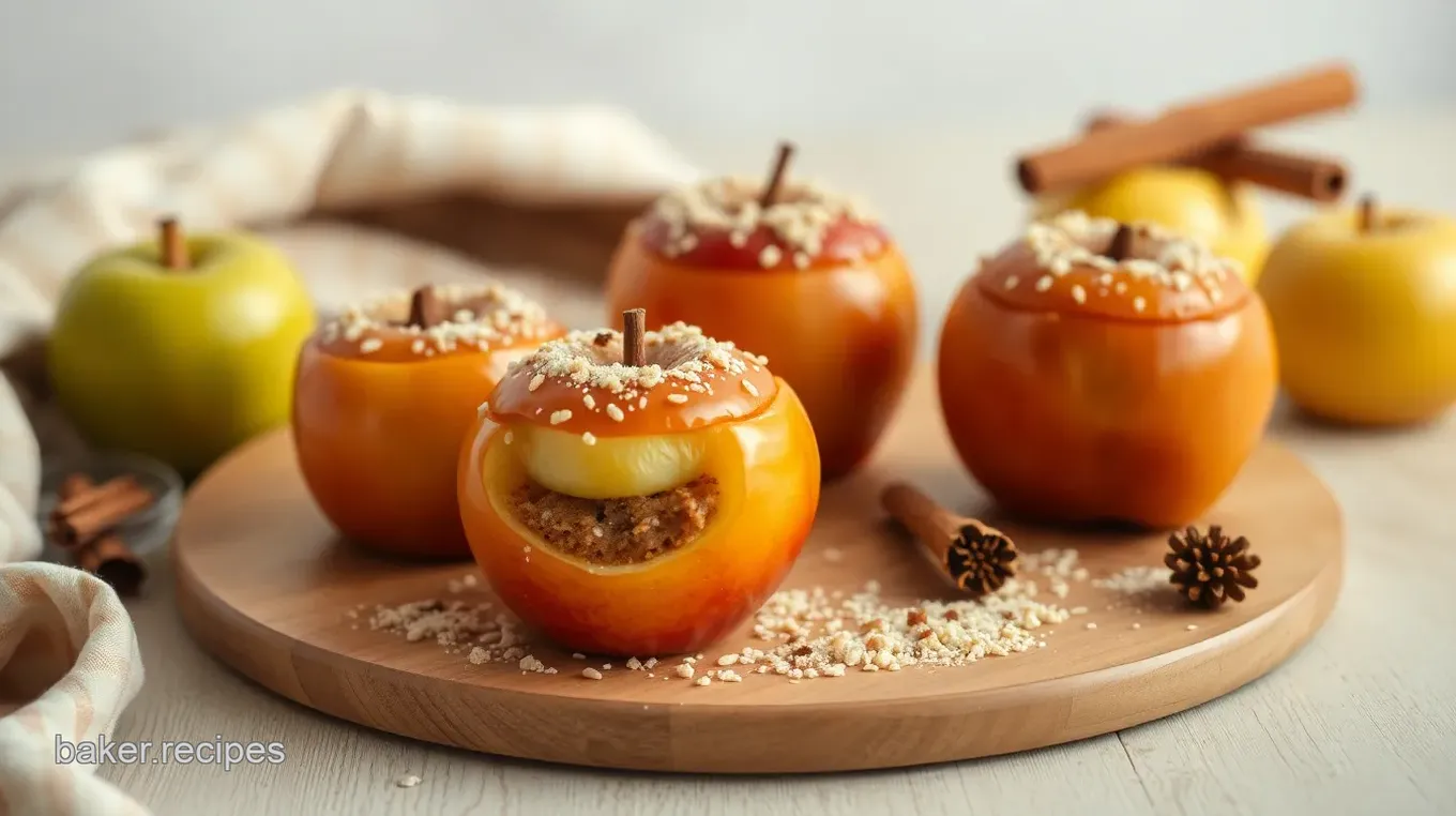 Bake Apples with Cinnamon Filling Delight