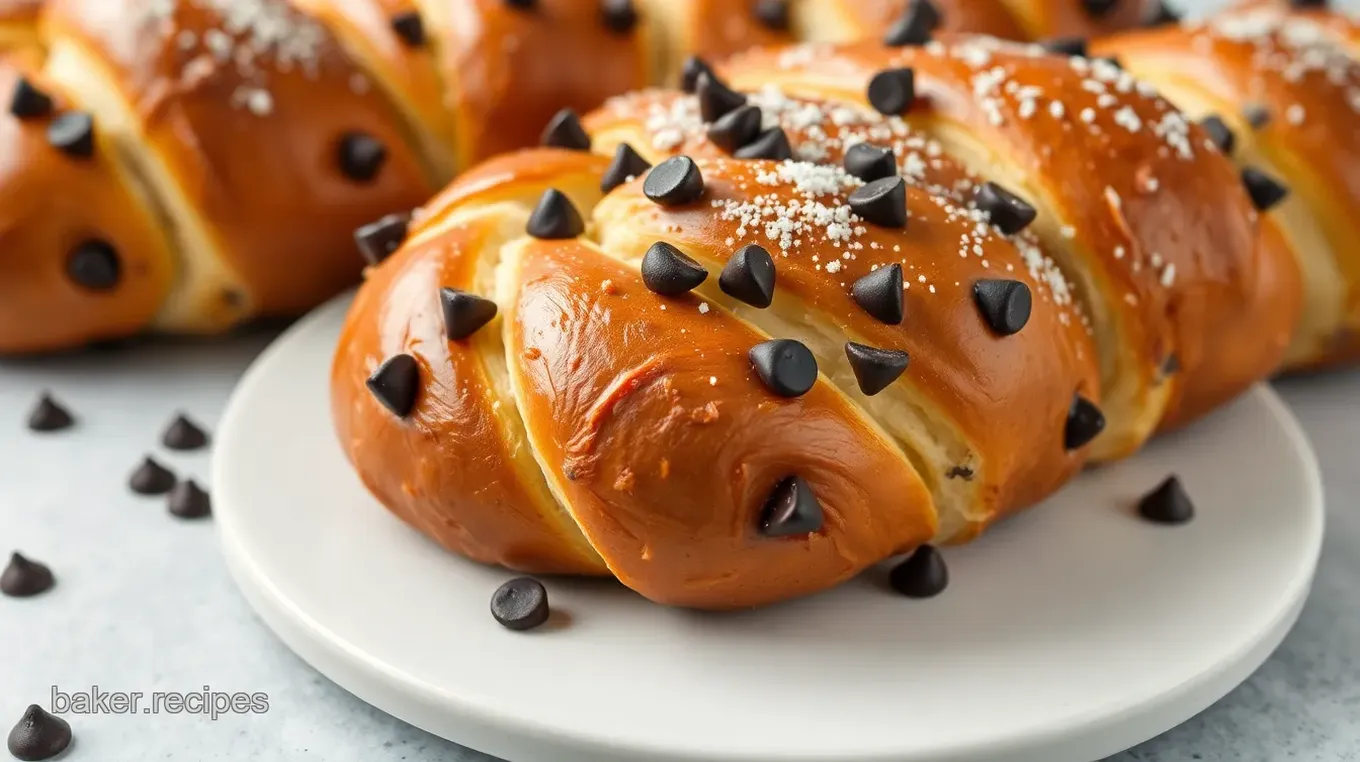 Braided Chocolate Chip Brioche