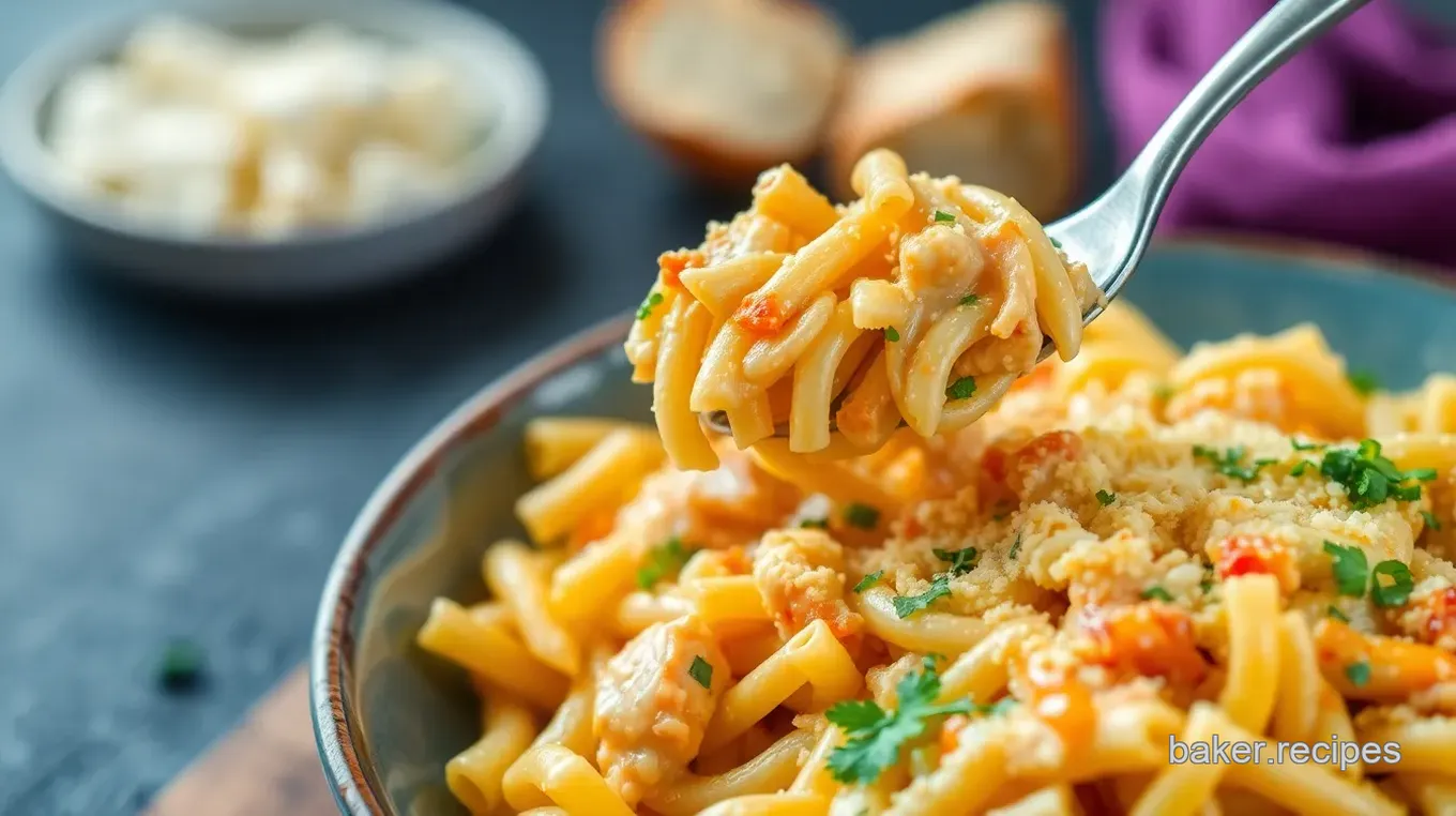 Cheesy Chicken Pasta Bake