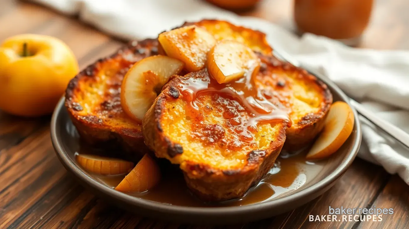 Baked Apple Cider French Toast