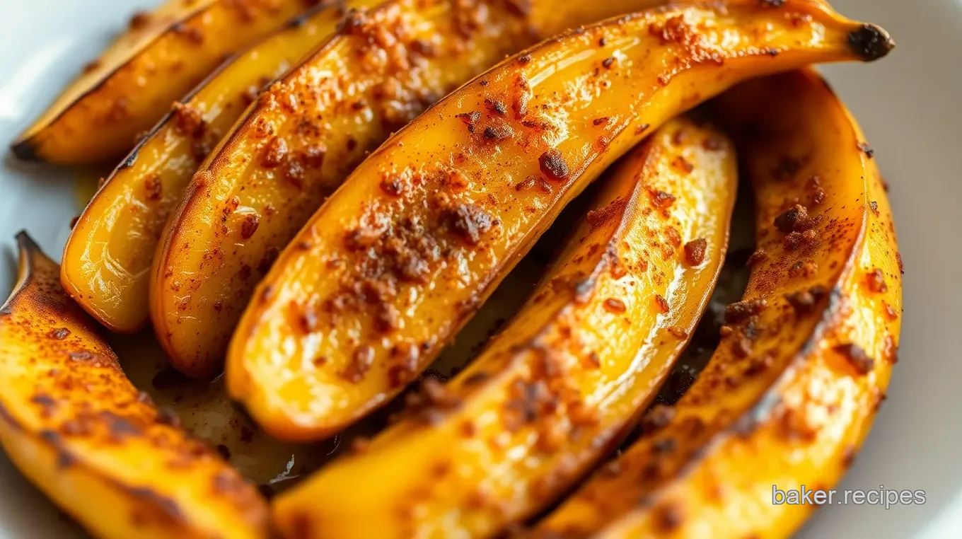 Baked Plantains with Cinnamon and Honey