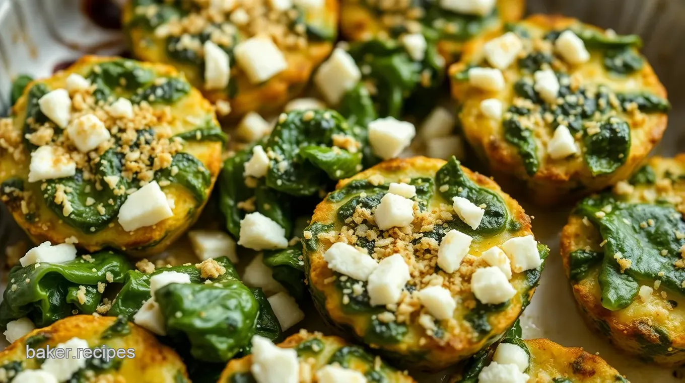 Cheesy Spinach and Feta Stuffed Pastry