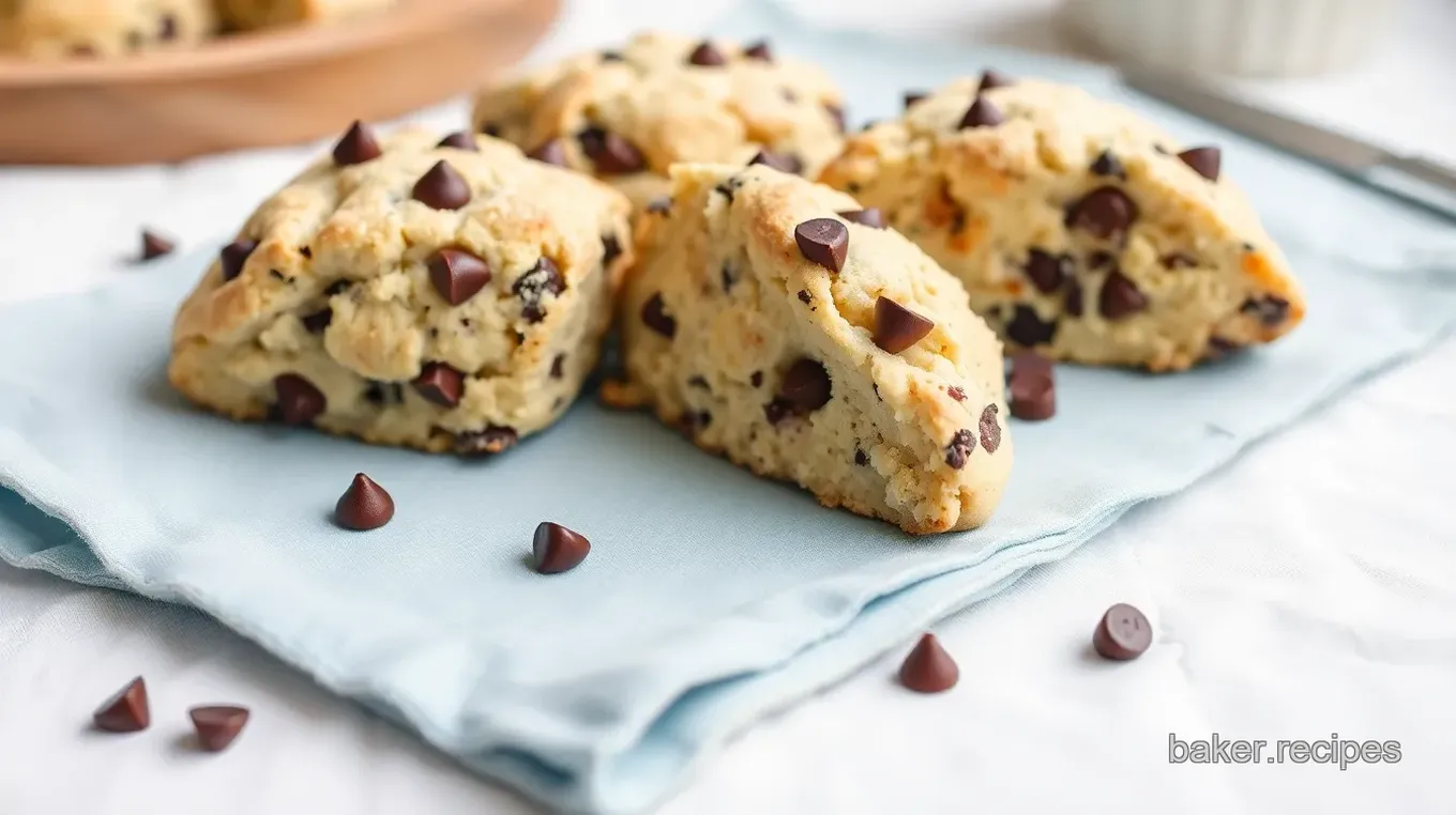 Delicious Chocolate Chip Scones