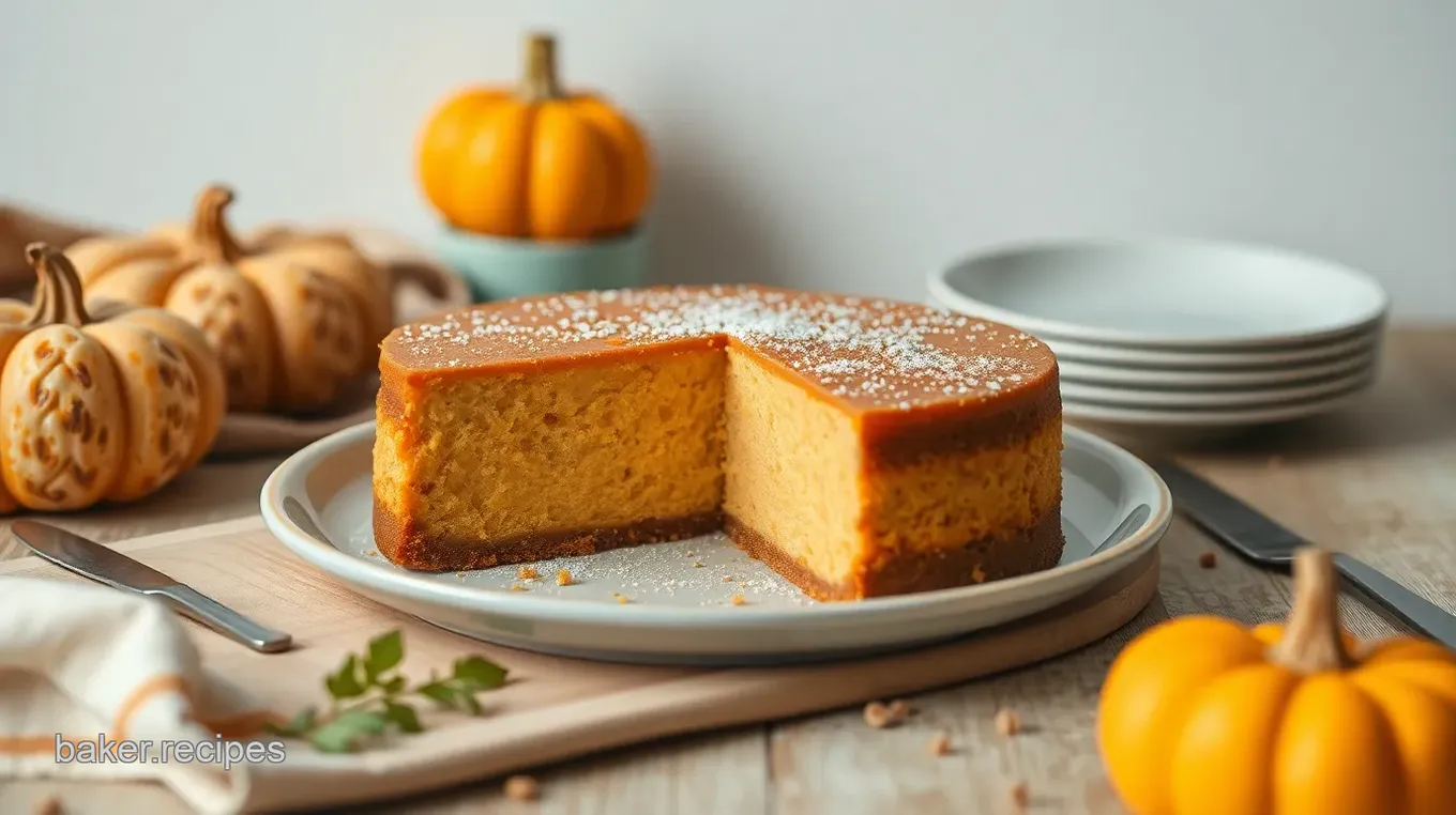 Pumpkin Cake Cheesecake