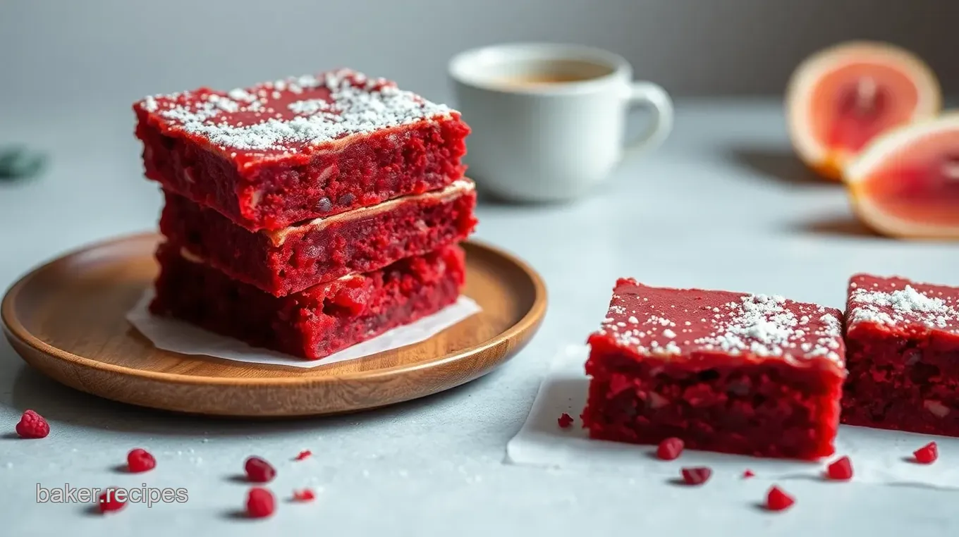 Red Velvet Layer Bars