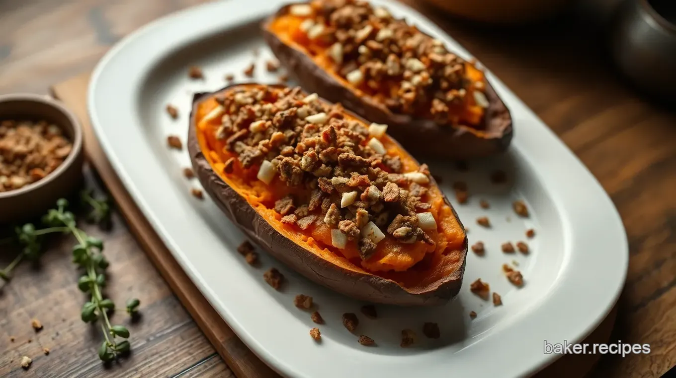 Loaded Sweet Potato Skins