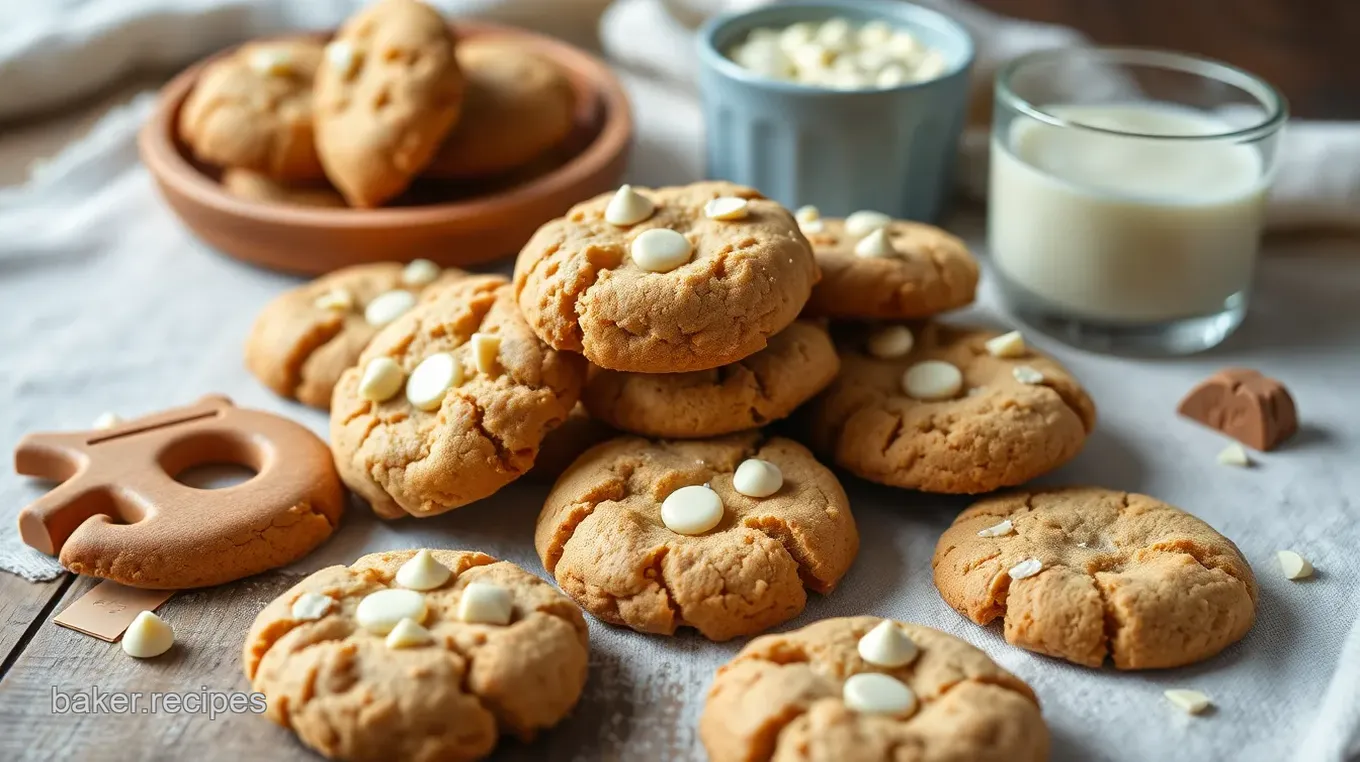 Biscoff Delight: White Chocolate Oatmeal Cookies