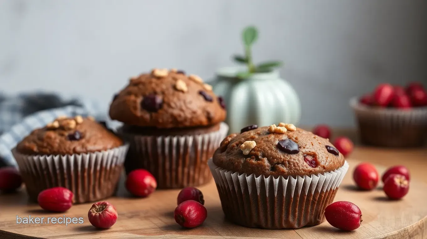 Brown Butter Cranberry Almond Muffins Delight