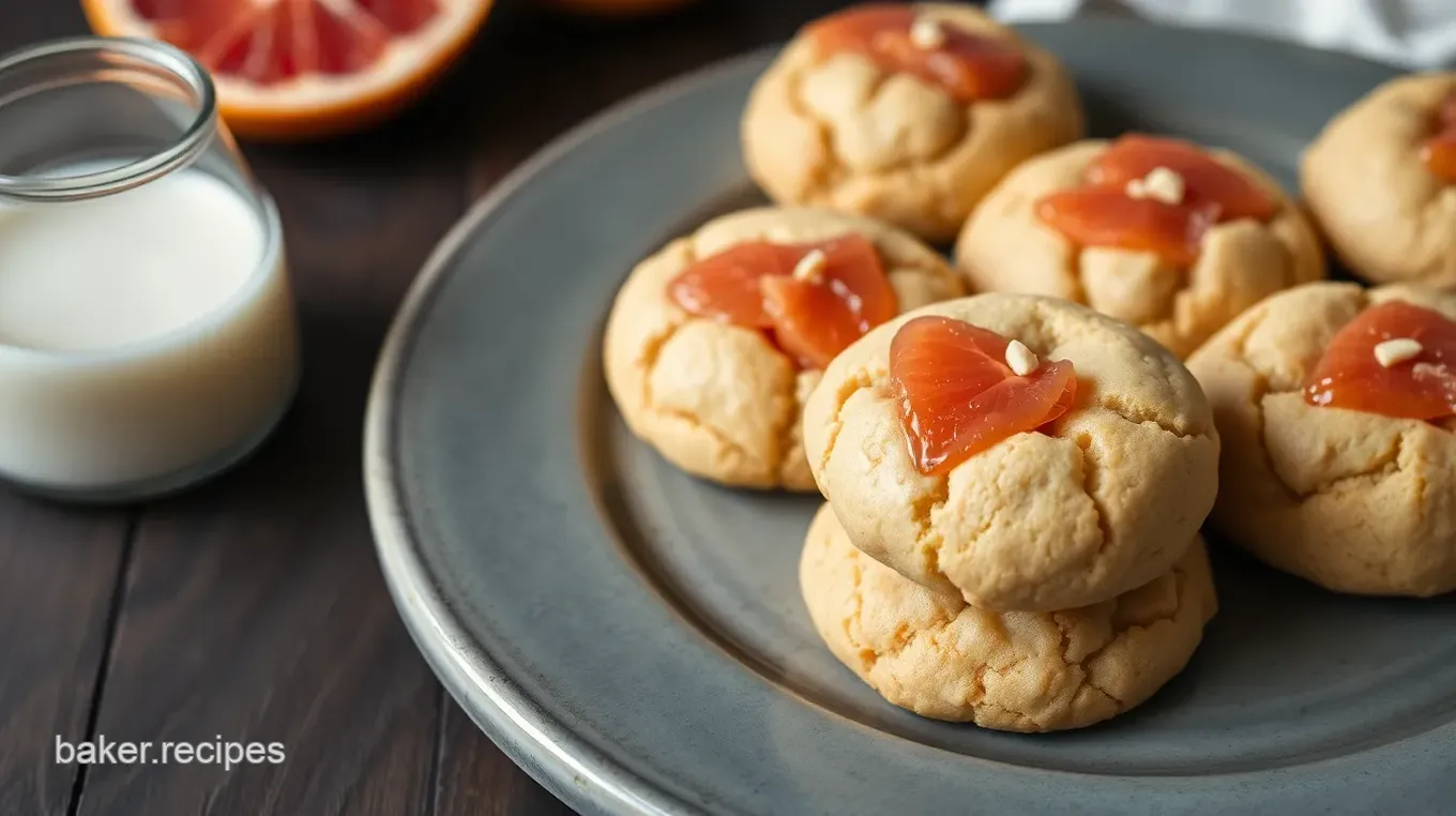 Brown Butter Grapefruit White Chocolate Cookies