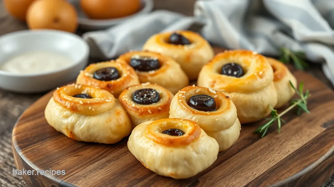 Cheesy Olive Delight Rolls