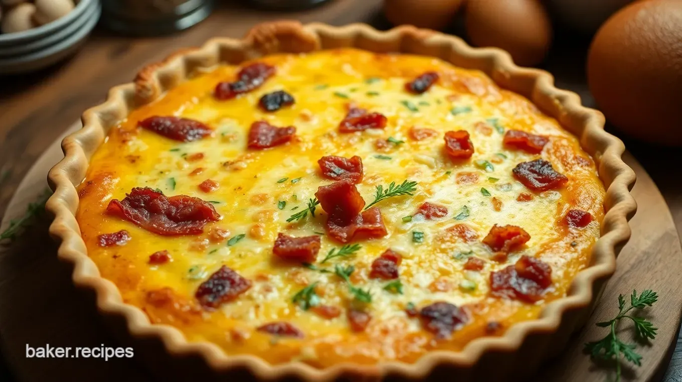Classic Quiche Lorraine Recipe: A Savory French Delight for Brunch Classic Quiche Lorraine: A French Delight