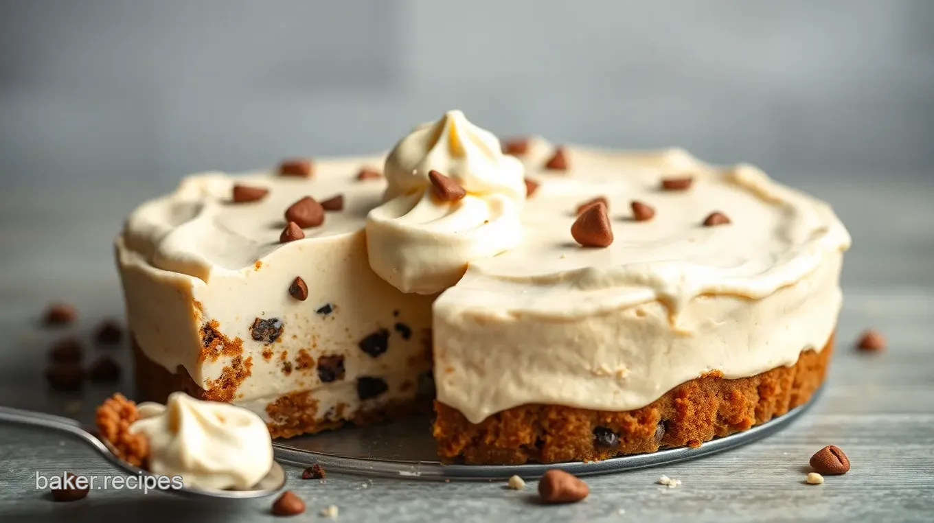 Cookie Dough Ice Cream Pie Delight