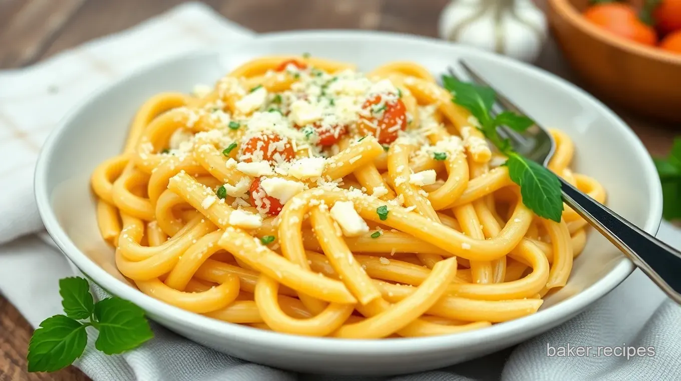 Creamy Garlic Parmesan Pasta