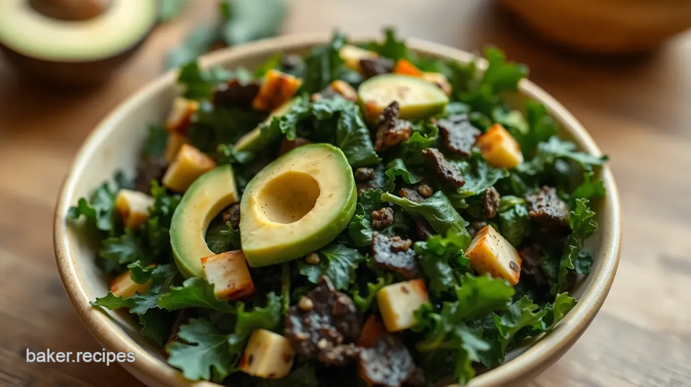 Crisp Kale & Avocado Delight Salad