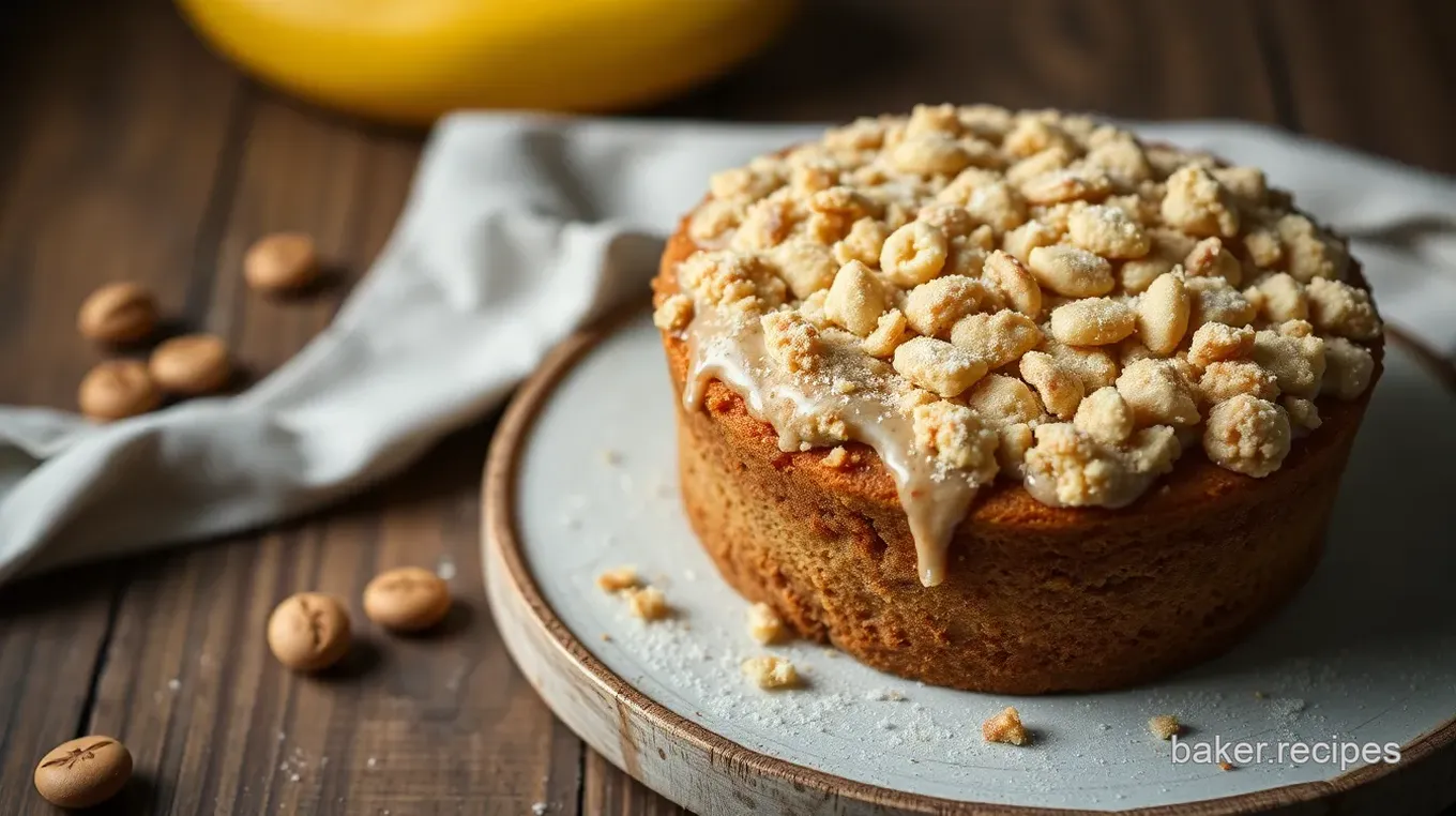 Decadent Banana Crumb Cake Delight