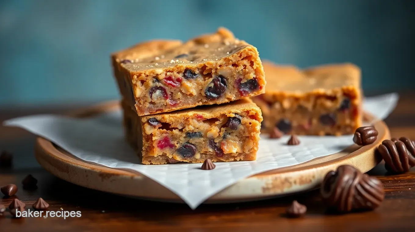 Decadent Candy Bar Blondies Delight