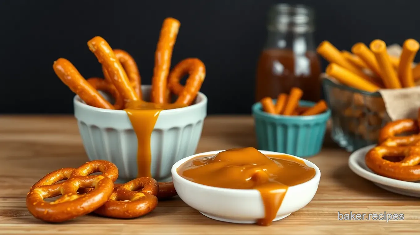 Decadent Caramel Dipped Pretzels