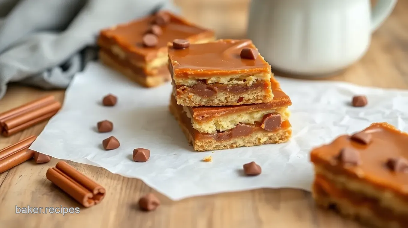 Decadent Caramel Snickers Layer Bars