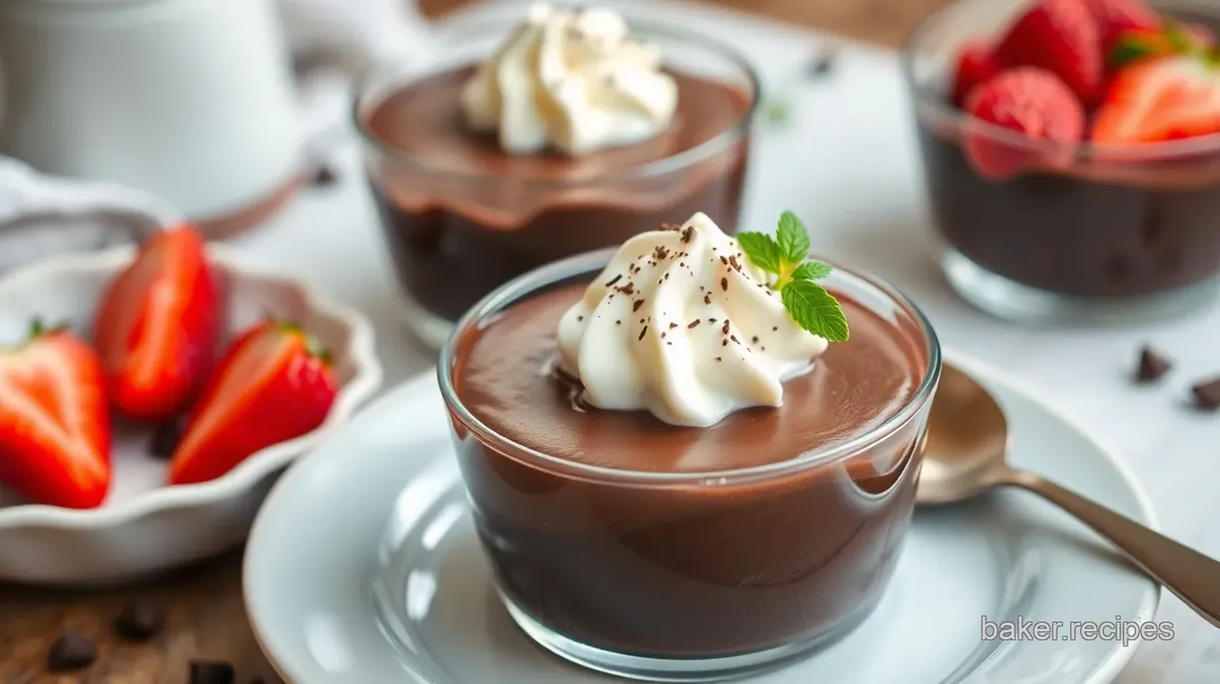 Decadent Chocolate Pudding