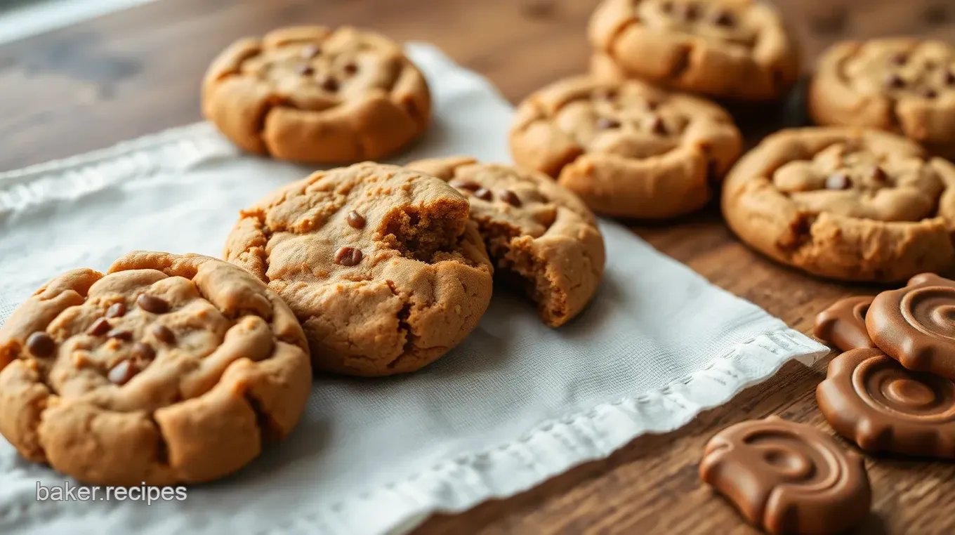 Decadent Rolo-Stuffed Peanut Butter Cookies