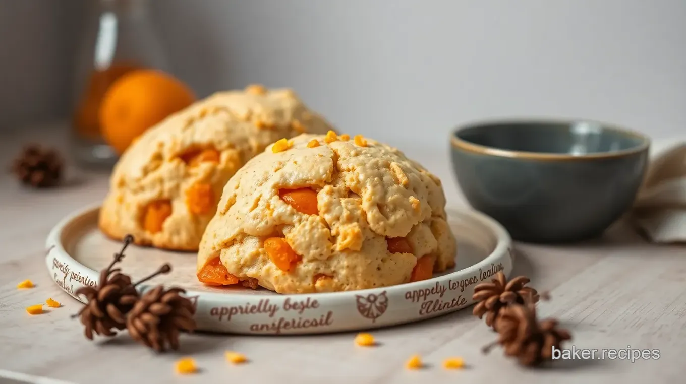 Delicious Apricot Ginger Scones