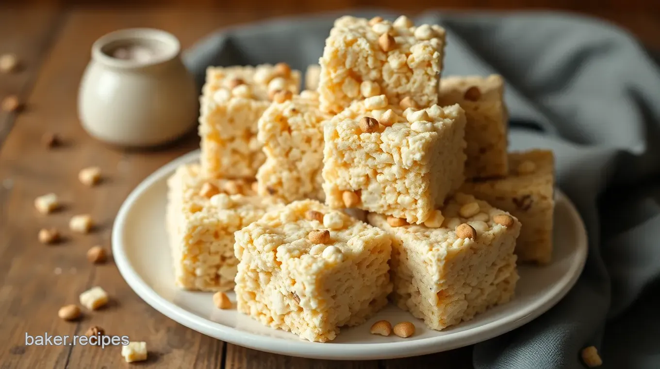 Delicious Cake Batter Rice Krispie Treats