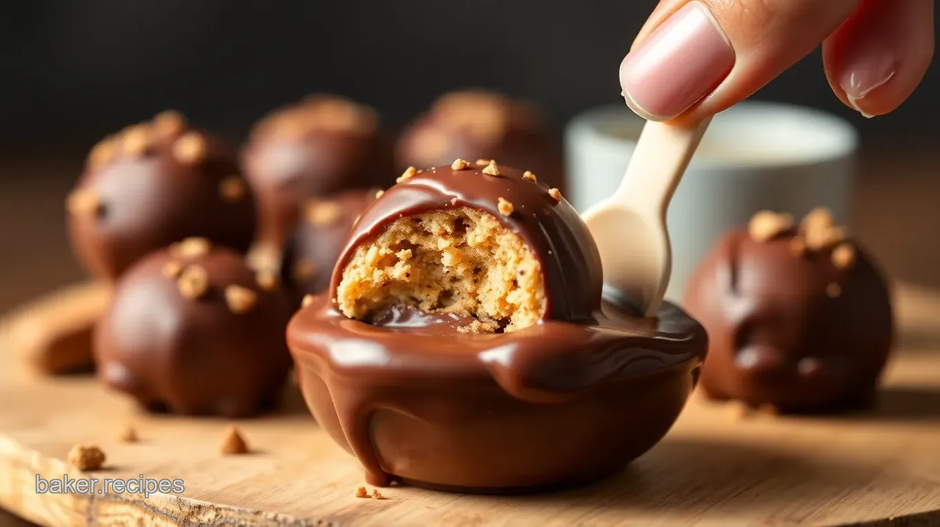 Delicious Cookie Dough Truffle Pops