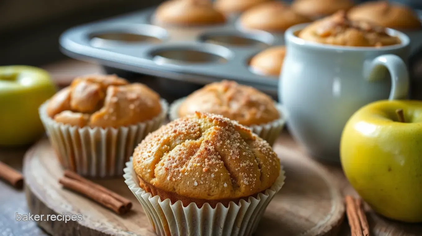 Delicious Sky-High Apple Pie Muffins