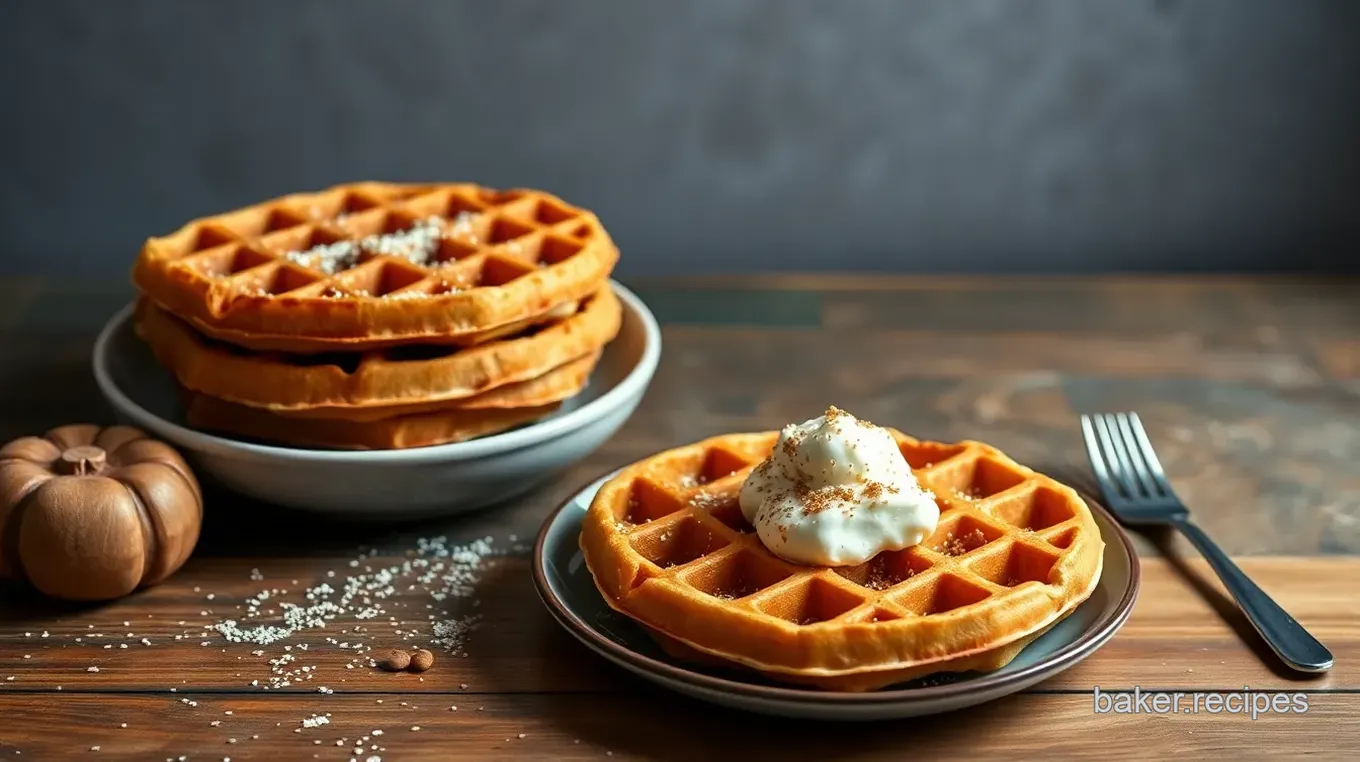 Delicious Vanilla Bean Sweet Potato Waffles