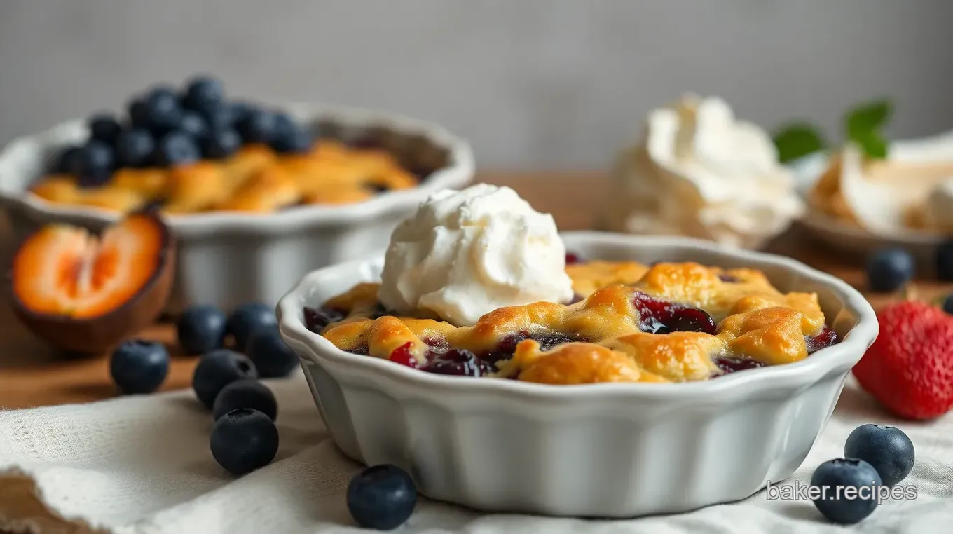 Easy Fruit Cobbler for Two: Quick Delight