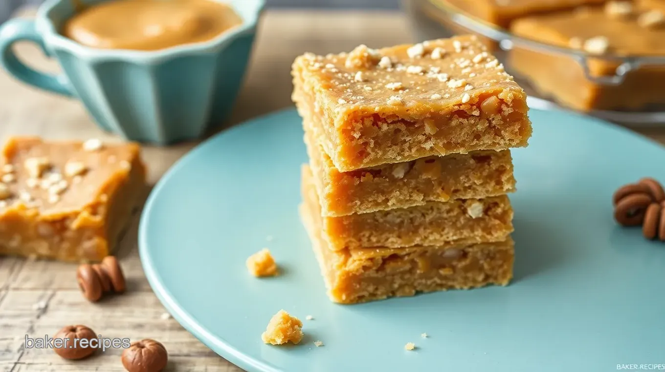 Enchanted Butterscotch Dream Bars