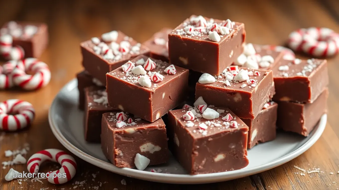 Festive Peppermint Fudge Delight