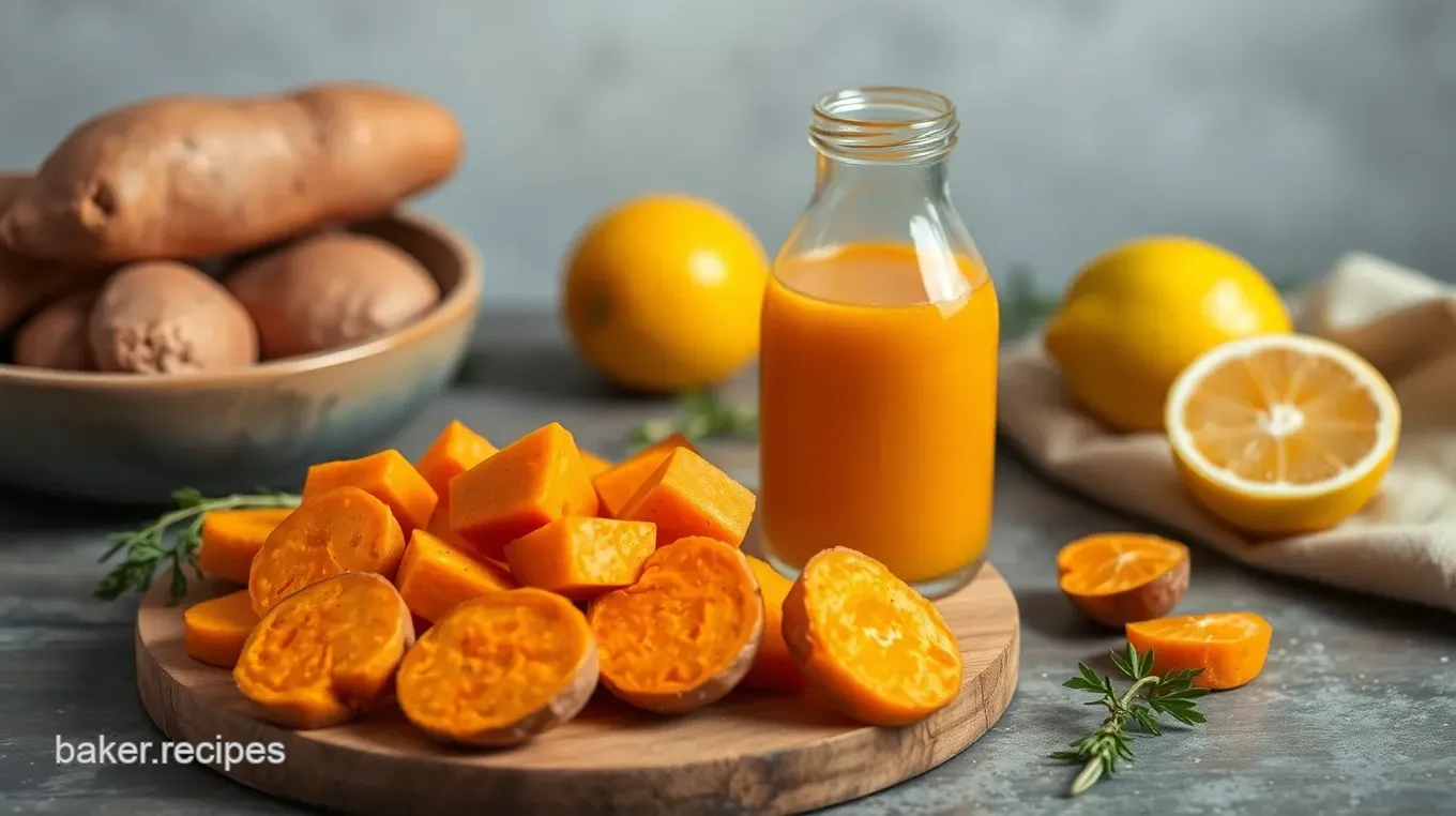 Blend Sweet Potatoes for a Zesty Elixir