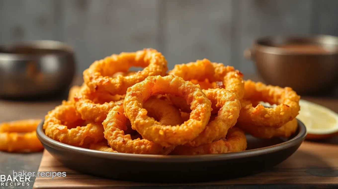 Golden Crisp Onion Rings Delight