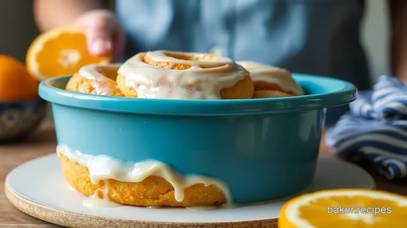 Gooey Orange Sweet Rolls