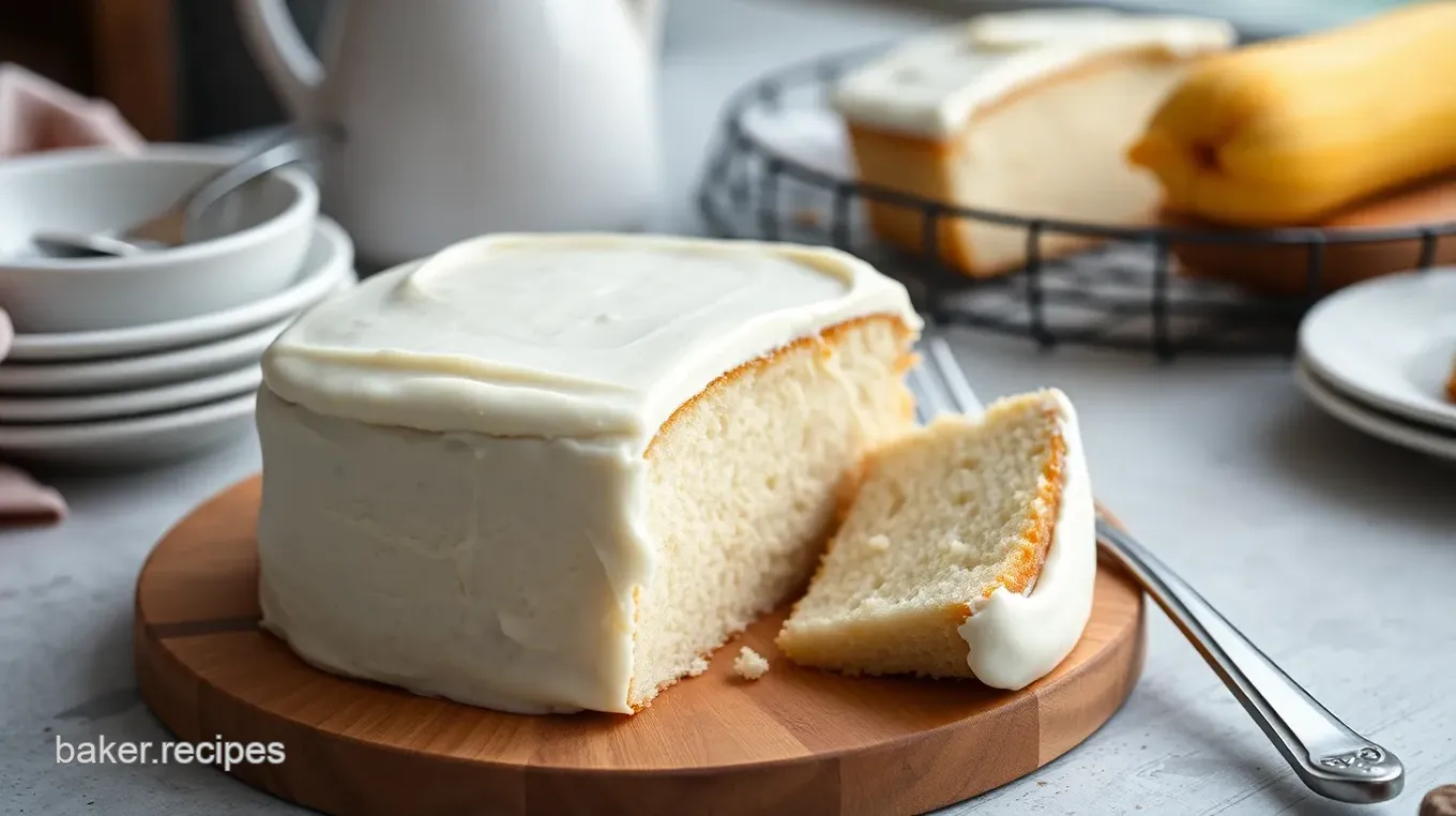 Heavenly Vanilla White Cake