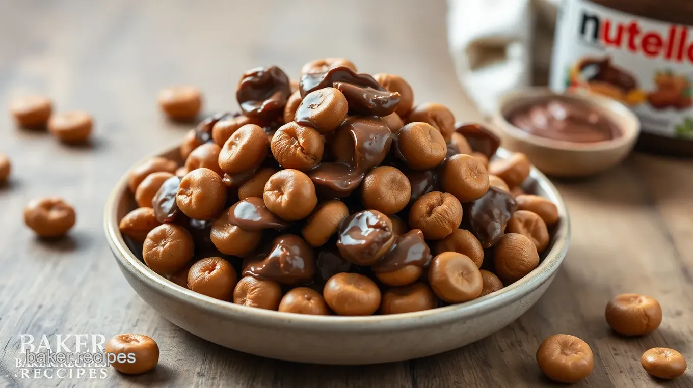 Irresistible Salted Peanut Nutella Snack Mix