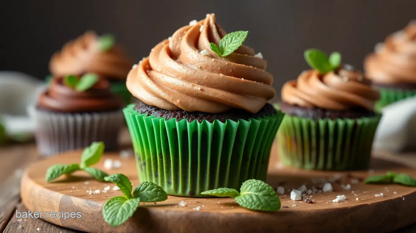 Mint Chocolate Chip Cupcakes Delight