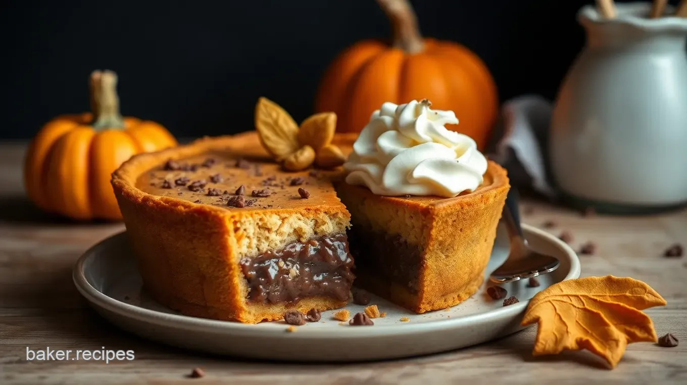 Nutella Swirl Pumpkin Pie Delight