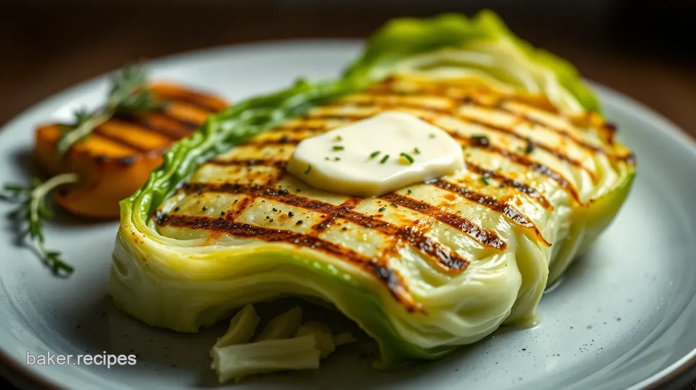 Perfectly Grilled Cabbage Steak Recipe: Easy Herb-Butter Bliss Perfectly Grilled Cabbage Steaks with Garlic and Herb Butter