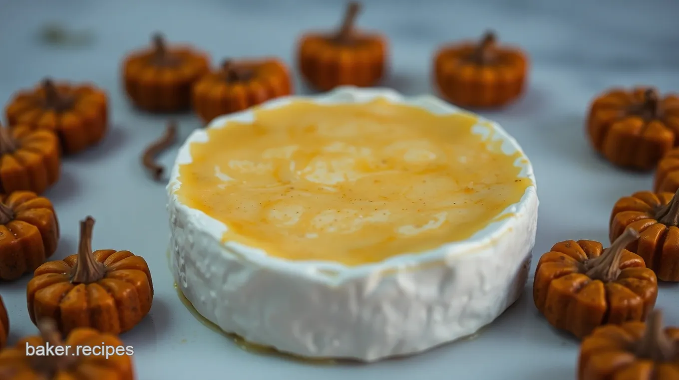 Pumpkin Spice Baked Brie with Candied Pecans