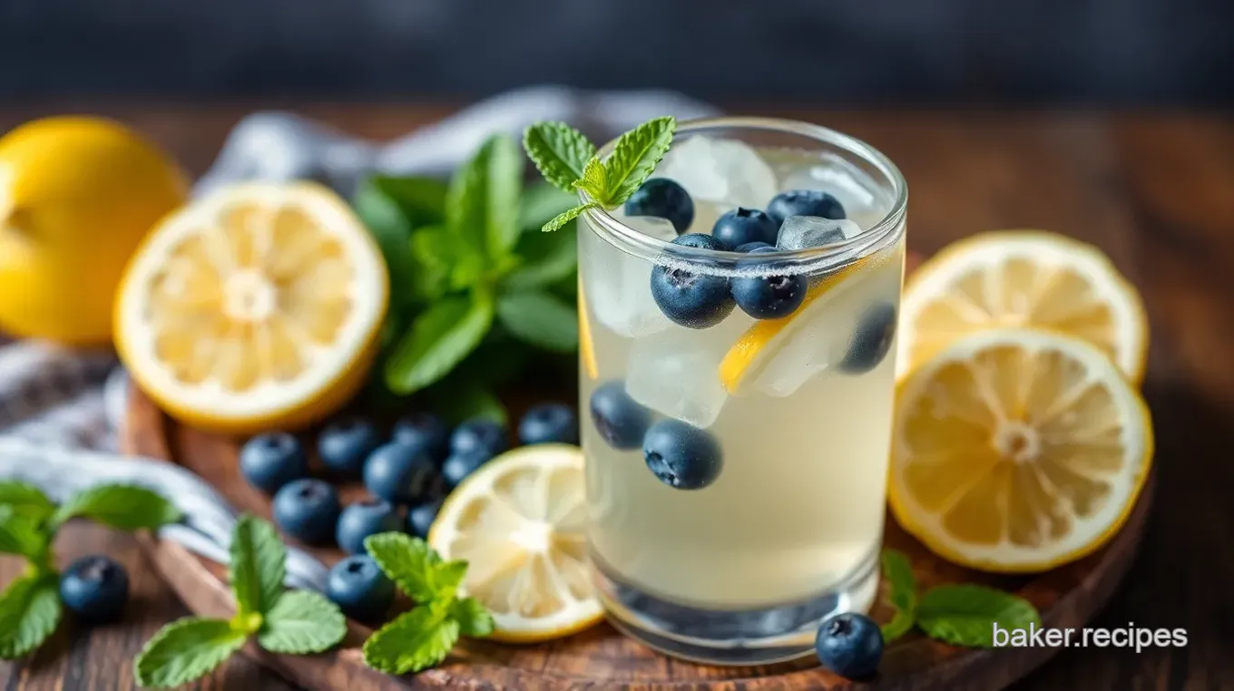 Refreshing Blueberry Mint Lemonade