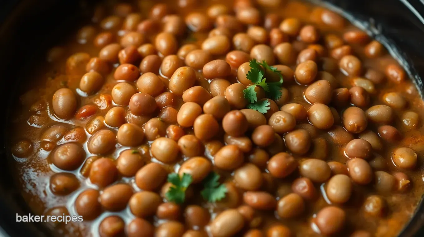Easy & Savory Crock Pot Pinto Beans: A Family Favorite Recipe Savory Crock Pot Pinto Beans