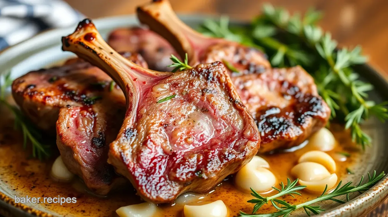 Shear Perfection - Grilled Lamb Chops with Mint Chimichurri