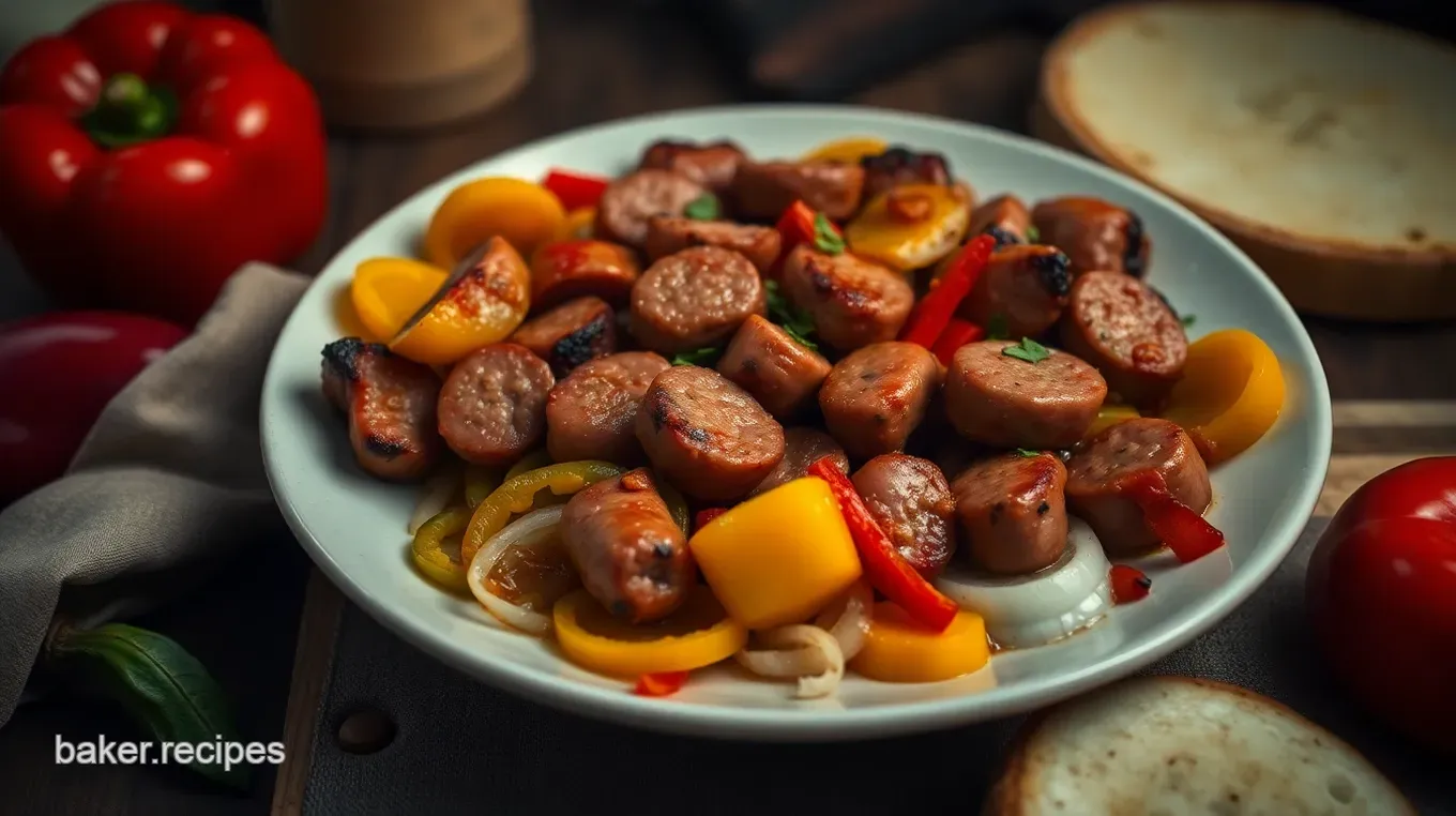 My Family' s Favourite Sausage and Peppers Recipe: A Hearty Italian Classic Sizzling Sausage and Peppers: A Classic Italian-American Delight
