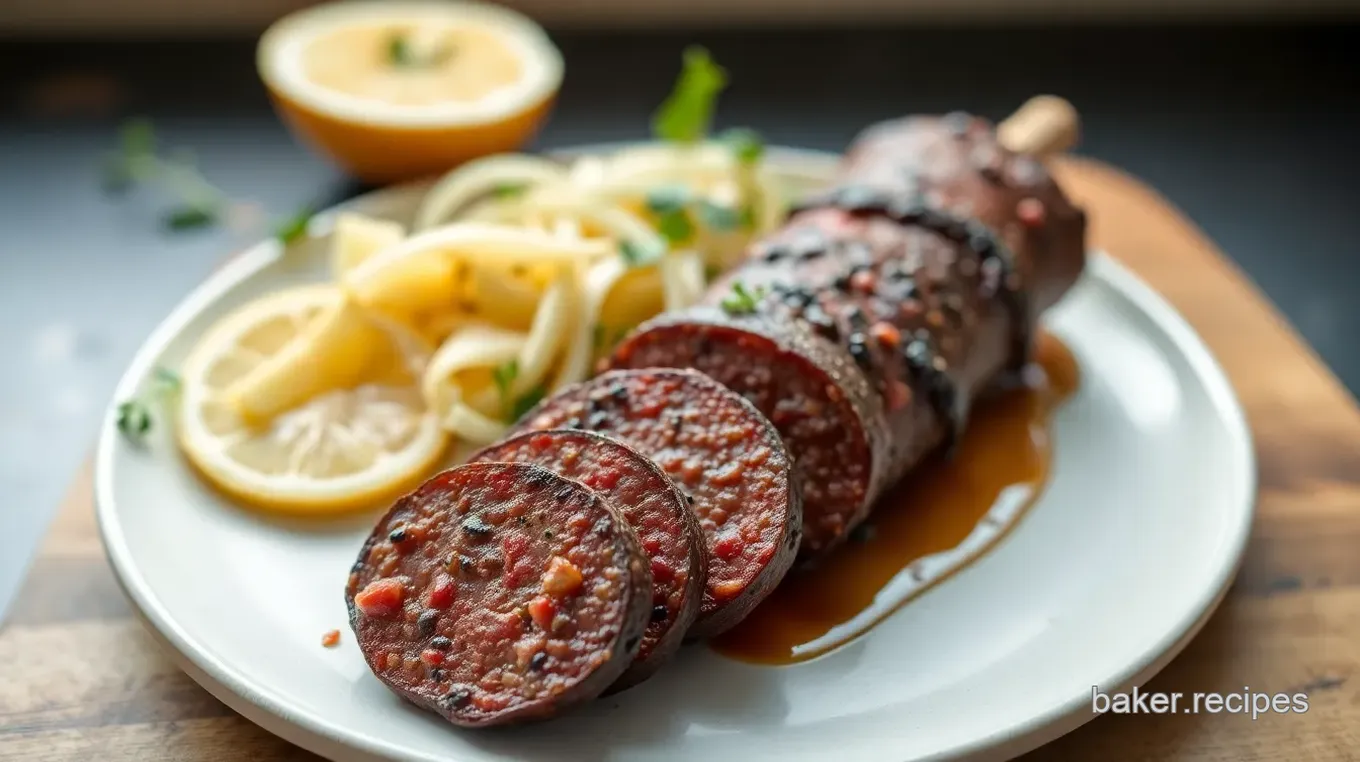 Homemade Beef Salami