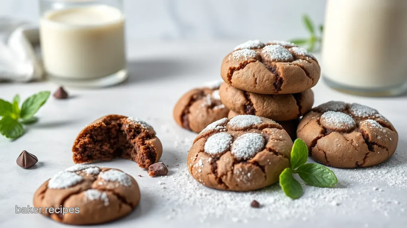 Soft-Baked Andes Mint Chocolate Cookies