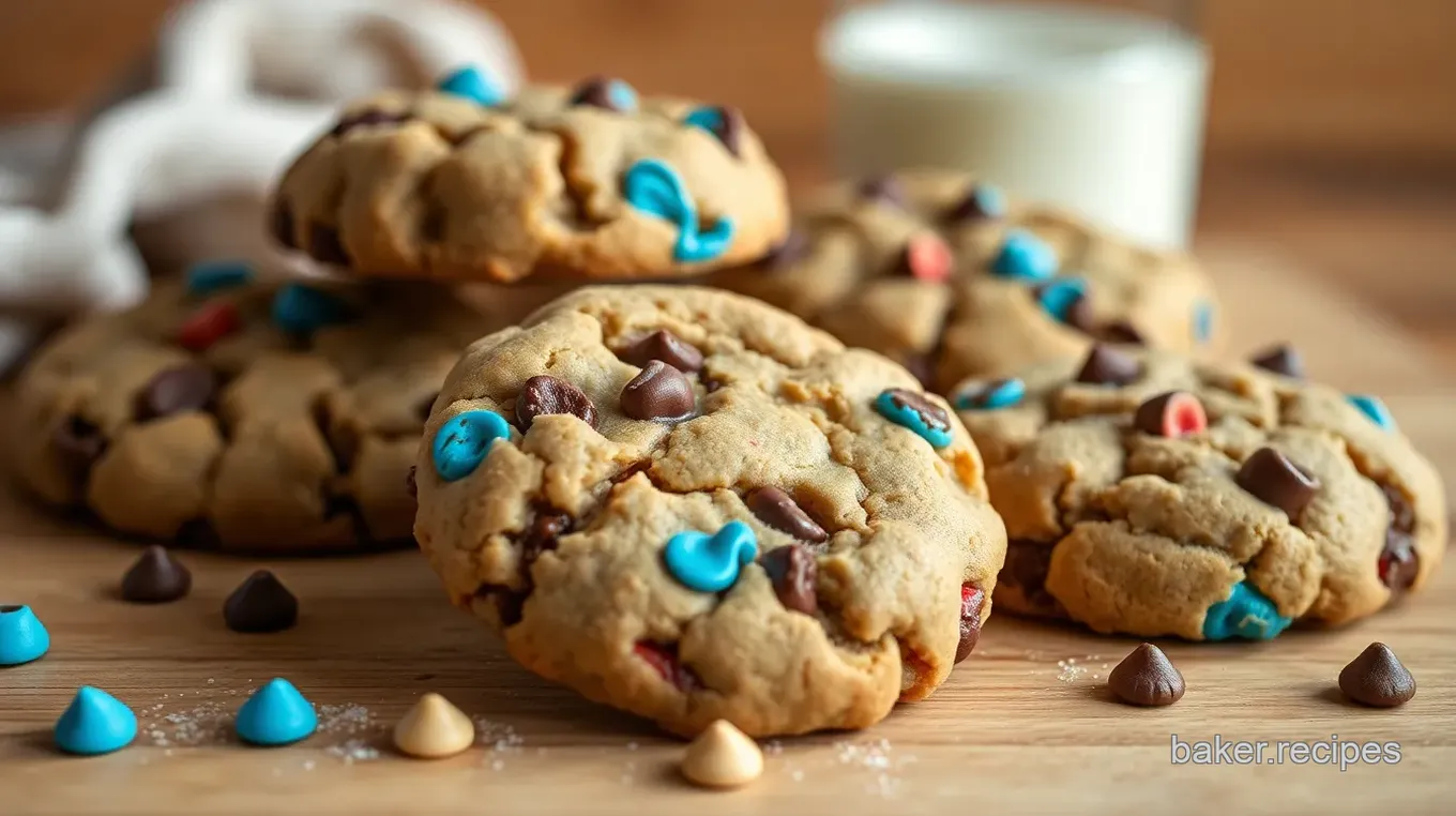 Soft-Baked Monster Cookies Delight