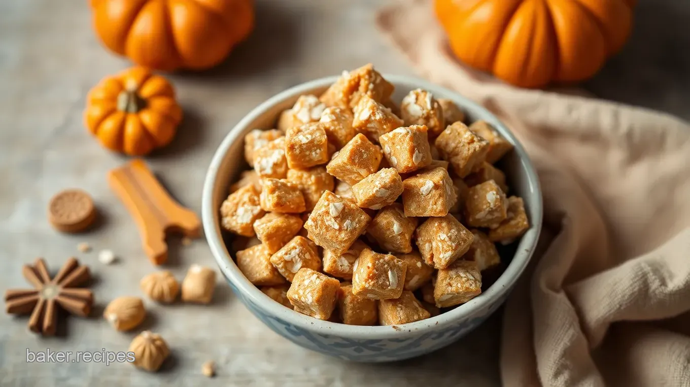 Spiced Pumpkin Delight Puppy Chow